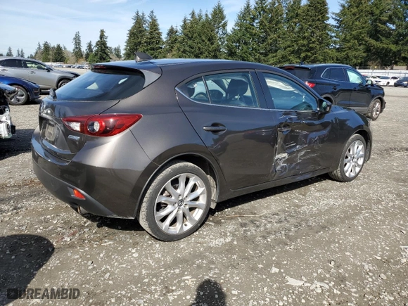 2014 Mazda Mazda3 s Grand Touring with VIN JM1BM1M34E1203482, listed as a Copart auction lot 50579735 with NaN miles and Salvage Title. Bid and sale history available at carsss.com. Image 3.