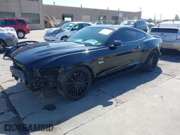2015 Ford Mustang GT with VIN 1FA6P8CF8F5355875, listed as a IAAI auction lot 42146274 with 48,471 mi miles and . Bid and sale history available at carsss.com. Image 2.