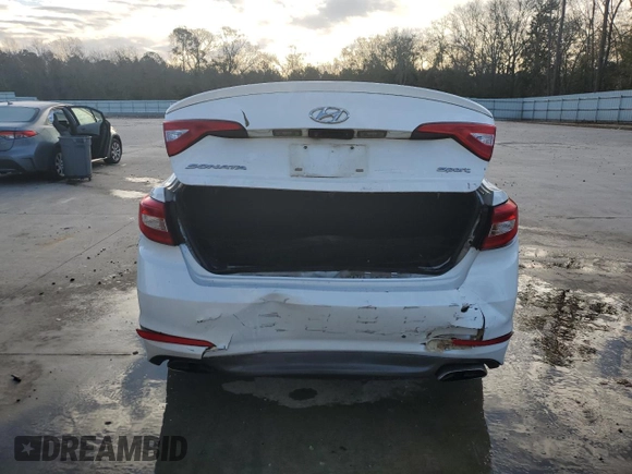 2017 Hyundai Sonata Sport with VIN 5NPE34AF4HH539386, listed as a Copart auction lot 87185104 with 158,152 mi miles and Salvage Title. Bid and sale history available at DreamBid. Image 6.