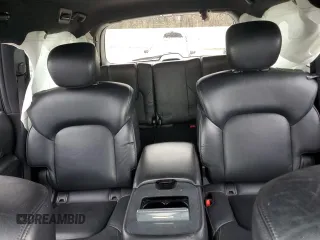 2021 Nissan Armada SL with VIN JN8AY2BA7M9372665, listed as a Copart auction lot 47843675 with 128,533 mi miles and Salvage Title. Bid and sale history available at carsss.com. Image 10.