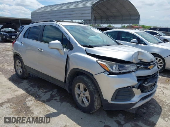 2017 Chevrolet Trax LT with VIN KL7CJLSB6HB166935, listed as a IAAI auction lot 41901204 with 114,352 mi miles and . Bid and sale history available at carsss.com. Image 1.