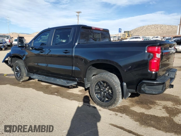 2021 Chevrolet Silverado 1500 LT Trail Boss with VIN 1GCPYFEL7MZ172461, listed as a Copart auction lot 46860225 with 41,742 mi miles and Salvage Title. Bid and sale history available at DreamBid. Image 2.