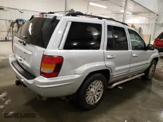 2004 Jeep Grand Cherokee Limited with VIN 1J4GW58S34C283850, listed as a Copart auction lot 81348634 with 207,307 mi miles and Clean Title. Bid and sale history available at carsss.com. Image 3.