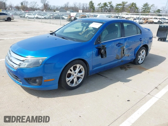 2012 Ford Fusion SE with VIN 3FAHP0HA9CR101477, listed as a IAAI auction lot 41909569 with 111,599 mi miles and . Bid and sale history available at carsss.com. Image 2.