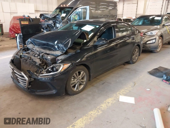 2018 Hyundai Elantra SEL with VIN 5NPD84LF6JH291979, listed as a IAAI auction lot 41945981 with 51,162 mi miles and . Bid and sale history available at DreamBid. Image 17.