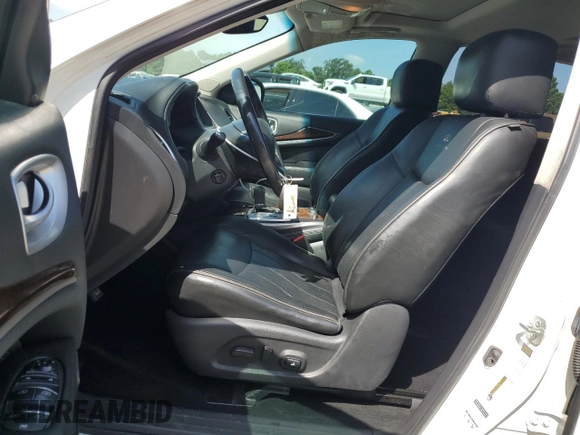 2014 Infiniti QX60 with VIN 5N1AL0MN8EC545432, listed as a Copart auction lot 63091435 with 156,113 mi miles and Salvage title. Bid and sale history available at DreamBid. Image 7.
