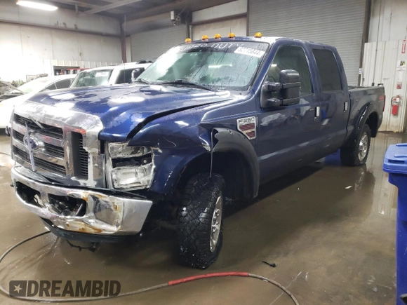 2008 Ford F-250 XL with VIN 1FTSW21R48EB32306, listed as a Copart auction lot 82715844 with 263,713 mi miles and Salvage title. Bid and sale history available at DreamBid. Image 1.
