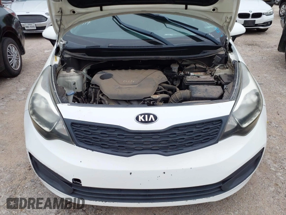 2014 Kia Rio LX with VIN KNADM4A3XE6384733, listed as a IAAI auction lot 42196921 with 153,084 mi miles and . Bid and sale history available at DreamBid. Image 10.