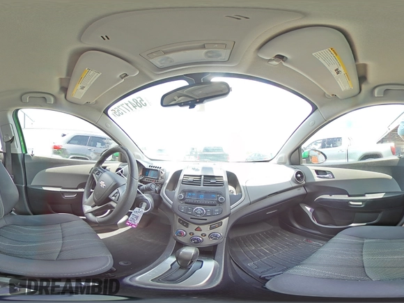 2015 Chevrolet Sonic LT with VIN 1G1JC5SH8F4177739, listed as a Copart auction lot 58417755 with 64,588 mi miles and Salvage title. Bid and sale history available at DreamBid. Image 15.
