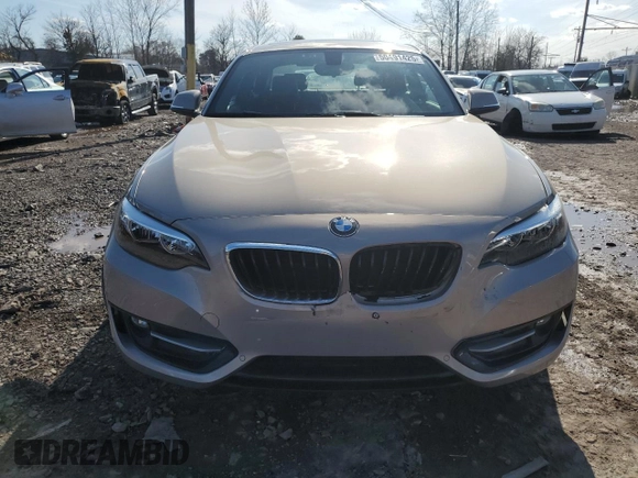 2017 BMW 2 Series 230i with VIN WBA2F9C58HV664464, listed as a Copart auction lot 50491425 with 36,290 mi miles and Salvage title. Bid and sale history available at DreamBid. Image 5.