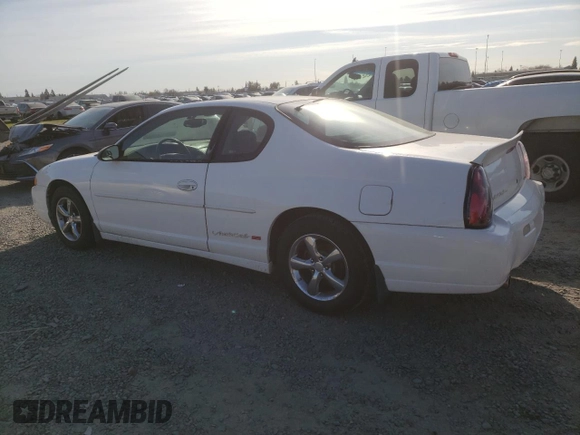 2001 Chevrolet Monte Carlo SS with VIN 2G1WX15KX19136335, listed as a Copart auction lot 48341105 with 211,073 mi miles and Salvage Title. Bid and sale history available at carsss.com. Image 2.