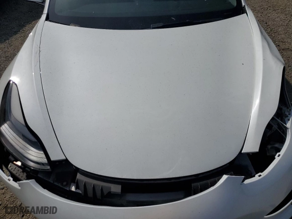 2023 Tesla Model 3 with VIN 5YJ3E1EA6PF396808, listed as a Copart auction lot 50606185 with 27,838 mi miles and Salvage Title. Bid and sale history available at carsss.com. Image 11.