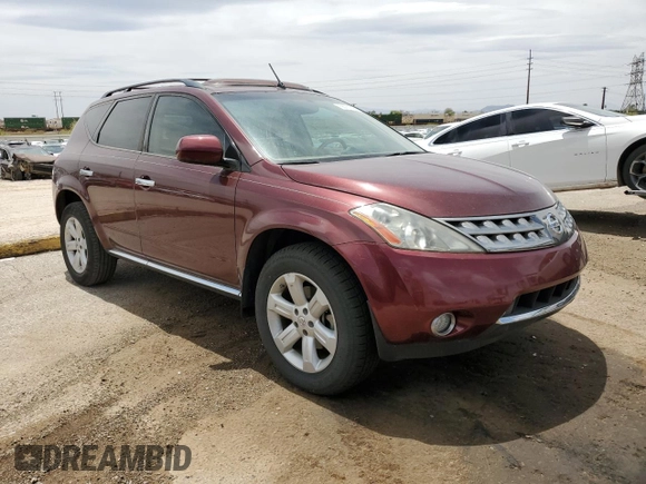 2007 Nissan Murano S z VIN JN8AZ08T67W507215, wystawiony jako Copart lot #56921305 z przebiegiem 101 726 mil mil oraz Czysty tytuł • Clean title. Historia ofert i sprzedaży dostępna na DreamBid. Obrazek 4.