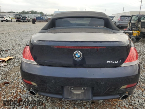 2007 BMW 6 Series 650i z VIN WBAEK13527CN83125, wystawiony jako Copart lot #79381004 z przebiegiem 140 844 mil mil oraz Szkoda całkowita • Salvage title. Historia ofert i sprzedaży dostępna na DreamBid. Obrazek 6.