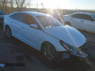 2019 Hyundai Sonata SEL with VIN 5NPE34AF2KH763571, listed as a IAAI auction lot 41257550 with 92,247 mi miles and . Bid and sale history available at carsss.com. Image 1.