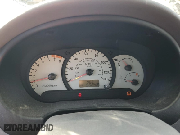 2003 Hyundai Accent GL with VIN KMHCG35CX3U242848, listed as a Copart auction lot 86558394 with 56,248 mi miles and Salvage Title. Bid and sale history available at carsss.com. Image 9.