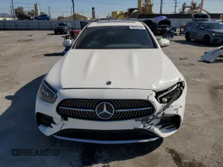 2022 Mercedes-Benz E-Class E 350 with VIN W1KZF8DB7NB027441, listed as a Copart auction lot 46950435 with 46,186 mi miles and Salvage Title. Bid and sale history available at carsss.com. Image 5.