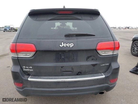 2018 Jeep Grand Cherokee Limited with VIN 1C4RJFBG8JC361638, listed as a IAAI auction lot 41431613 with 124,263 mi miles. Bid and sale history available at carsss.com. Image 16.