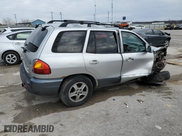 2004 Hyundai Santa Fe GLS with VIN KM8SC13E14U715859, listed as a Copart auction lot 44842925 with 137,411 mi miles and Non Repairable. Bid and sale history available at carsss.com. Image 3.
