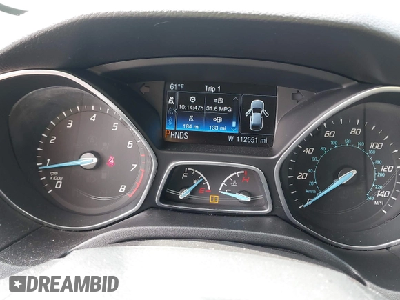 2014 Ford Focus Titanium with VIN 1FADP3N20EL160982, listed as a IAAI auction lot 42565322 with 112,551 mi miles and . Bid and sale history available at DreamBid. Image 7.