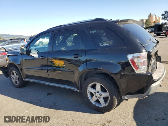 2005 Chevrolet Equinox LT with VIN 2CNDL63F556016829, listed as a Copart auction lot 46444685 with 106,150 mi miles and Salvage Title. Bid and sale history available at carsss.com. Image 2.