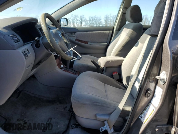 2005 Toyota Corolla CE with VIN 1NXBR32E85Z361545, listed as a Copart auction lot 50217945 with 261,942 mi miles and Salvage Title. Bid and sale history available at DreamBid. Image 7.