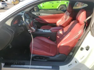2017 Infiniti Q60 Red Sport 400 with VIN JN1FV7EK4HM611090, listed as a Copart auction lot 75608424 with 96,326 mi miles and Salvage title. Bid and sale history available at DreamBid. Image 7.