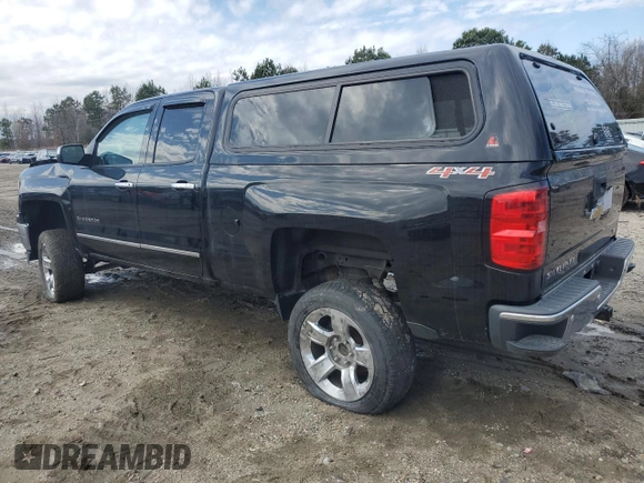 2014 Chevrolet Silverado 1500 LTZ with VIN 1GCVKSEC8EZ156725, listed as a Copart auction lot 43711365 with 127,224 mi miles and Salvage Title. Bid and sale history available at DreamBid. Image 2.