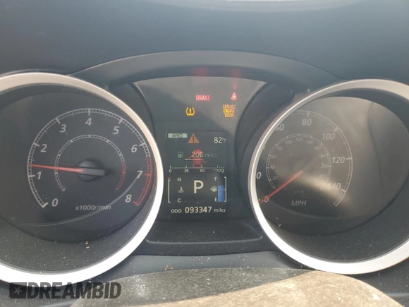 2016 Mitsubishi Lancer SE with VIN JA32V2FW4GU008041, listed as a Copart auction lot 71416584 with 93,347 mi miles and Salvage Title. Bid and sale history available at carsss.com. Image 9.