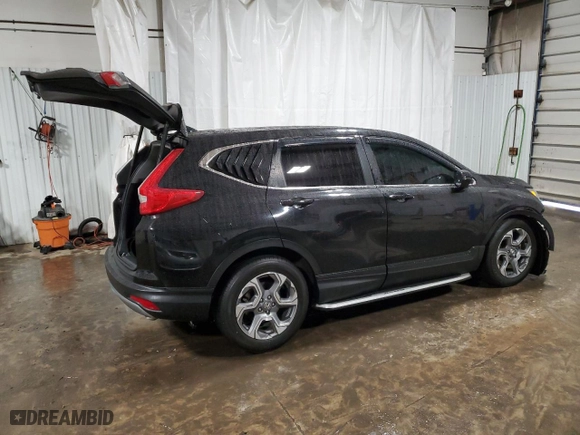 2017 Honda CR-V EX-L with VIN 7FARW1H81HE000192, listed as a Copart auction lot 43125755 with 0 mi miles and Salvage Title. Bid and sale history available at carsss.com. Image 3.