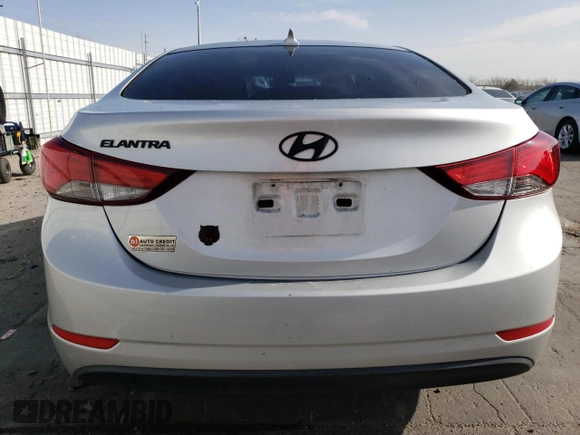 2015 Hyundai Elantra SE with VIN 5NPDH4AE0FH642273, listed as a Copart auction lot 51310985 with 109,615 mi miles and Salvage Title. Bid and sale history available at carsss.com. Image 6.