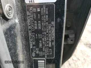 2012 Kia Forte EX with VIN KNAFU4A29C5479951, listed as a Copart auction lot 51171305 with 120,145 mi miles and Salvage Title. Bid and sale history available at carsss.com. Image 14.