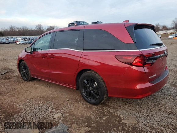 2024 Honda Odyssey Sport with VIN 5FNRL6H74RB070621, listed as a Copart auction lot 82779044 with 1,025 mi miles and Salvage Title. Bid and sale history available at DreamBid. Image 2.
