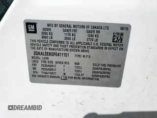 2015 GMC Terrain SLT с VIN 2GKALSEK6F6411151, выставлен на аукционе Copart как лот 53720095 с пробегом 74 892 миль миль и Списание • Salvage title. История ставок и продаж доступна на DreamBid. Изображение 15.