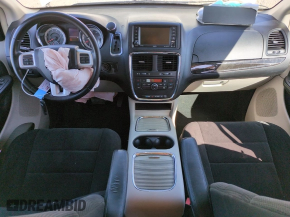 2013 Dodge Grand Caravan Crew with VIN 2C4RDGDG6DR549225, listed as a Copart auction lot 49479425 with 111,012 mi miles and Salvage Title. Bid and sale history available at DreamBid. Image 8.