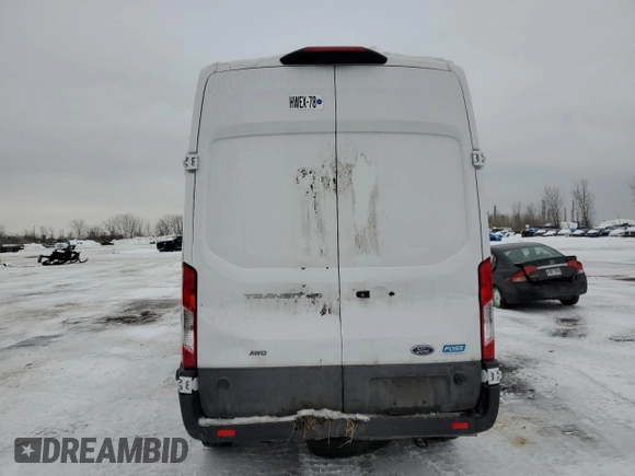 2023 Ford Transit Cargo with VIN 1FTBR2X84PKB44056, listed as a Copart auction lot 40418174 with Not Provided miles and Salvage Title. Bid and sale history available at DreamBid. Image 6.