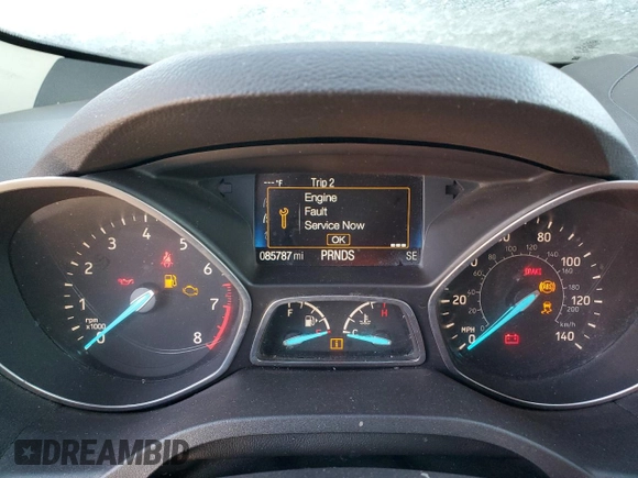 2017 Ford Escape SE with VIN 1FMCU0GD0HUD58001, listed as a Copart auction lot 42311265 with 85,787 mi miles and Clean Title. Bid and sale history available at DreamBid. Image 9.