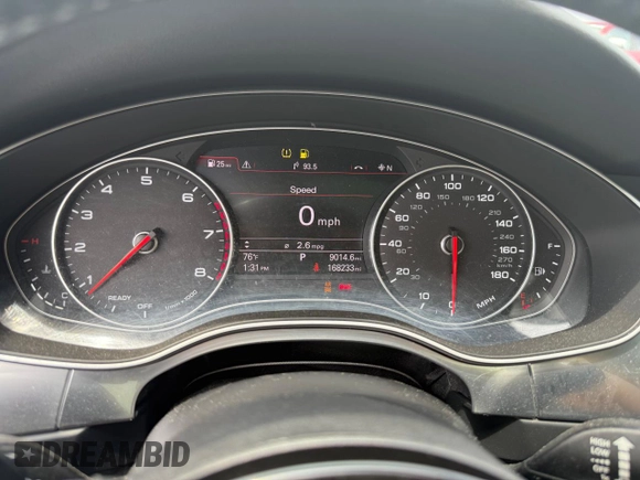 2017 Audi A6 Prestige с VIN WAUH2AFC7HN018219, выставлен на аукционе Copart как лот 60849255 с пробегом 168 233 миль миль и Чистый • Clean title. История ставок и продаж доступна на DreamBid. Изображение 8.