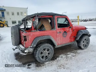 2018 Jeep Wrangler Sport with VIN 1C4GJXAG8JW167544, listed as a Copart auction lot 87440684 with 139,214 mi miles and Salvage Title. Bid and sale history available at carsss.com. Image 3.