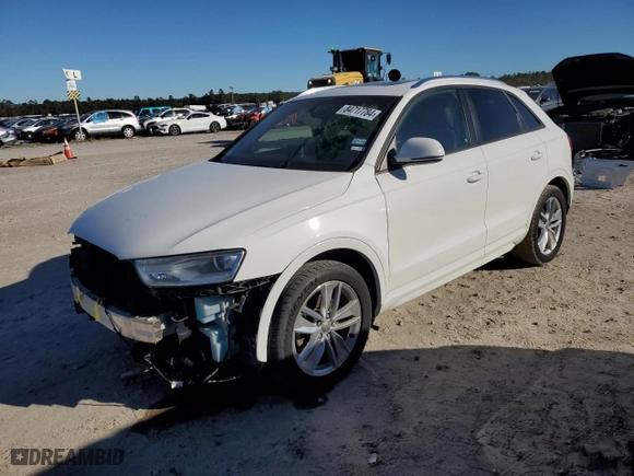 2017 Audi Q3 Premium with VIN WA1BCCFS3HR016625, listed as a Copart auction lot 84717784 with 144,976 mi miles and Salvage Title. Bid and sale history available at carsss.com. Image 1.