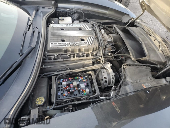 2017 Chevrolet Corvette Z06 1LZ with VIN 1G1YP2D61H5601885, listed as a Copart auction lot 84687114 with 41,827 mi miles and Salvage title. Bid and sale history available at DreamBid. Image 11.