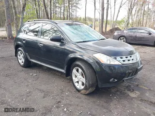 2003 Nissan Murano SL with VIN JN8AZ08W23W212374, listed as a IAAI auction lot 41937611 with 146,922 mi miles. Bid and sale history available at carsss.com. Image 1.