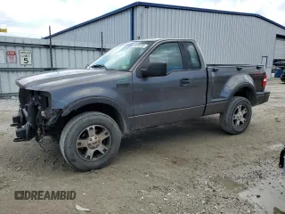 2004 Ford F-150 XLT with VIN 1FTRF04574KA07615, listed as a Copart auction lot 56535705 with 106,747 mi miles and Clean title. Bid and sale history available at DreamBid. Image 1.