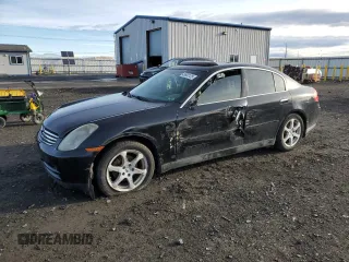 2004 Infiniti G35 w/Leather with VIN JNKCV51E54M603187, listed as a Copart auction lot 49935125 with 152,191 mi miles and Salvage Title. Bid and sale history available at DreamBid. Image 1.