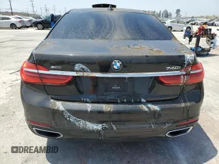 2018 BMW 7 Series 740i xDrive with VIN WBA7E4C57JGV23763, listed as a Copart auction lot 67151864 with 173,803 mi miles and Clean Title. Bid and sale history available at carsss.com. Image 6.