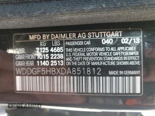 2013 Mercedes-Benz C 350 Sport with VIN WDDGF5HBXDA851812, listed as a Copart auction lot 72646034 with 56,788 mi miles and Salvage Title. Bid and sale history available at DreamBid. Image 12.