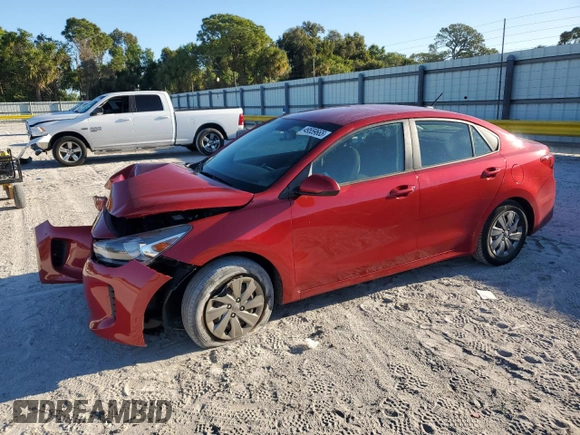2020 Kia Rio S with VIN 3KPA24AD5LE338755, listed as a Copart auction lot 49559665 with 61,854 mi miles and Non Repairable. Bid and sale history available at carsss.com. Image 1.