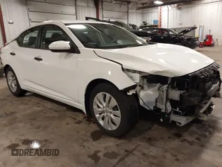 2024 Nissan Sentra S with VIN 3N1AB8BV4RY201959, listed as a IAAI auction lot 42381077 with 14,409 mi miles and . Bid and sale history available at DreamBid. Image 1.