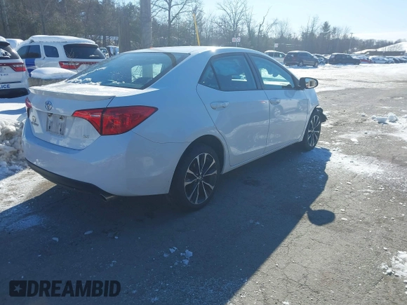 2019 Toyota Corolla L with VIN 2T1BURHE9KC203821, listed as a IAAI auction lot 41609444 with 46,615 mi miles and . Bid and sale history available at DreamBid. Image 4.