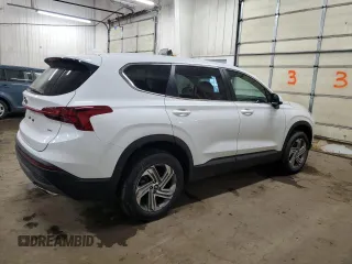 2022 Hyundai Santa Fe SE with VIN 5NMS1DAJ8NH411867, listed as a Copart auction lot 82847474 with 29,518 mi miles and Salvage Title. Bid and sale history available at DreamBid. Image 3.